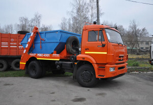 Вывоз строительного мусора бункером Воронеж