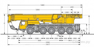Автокран Liebherr LTM 1130 — 130 тонн