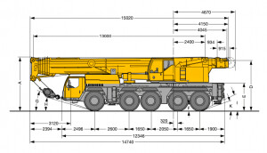 Автокран Liebherr LTM 1160 — 160 тонн